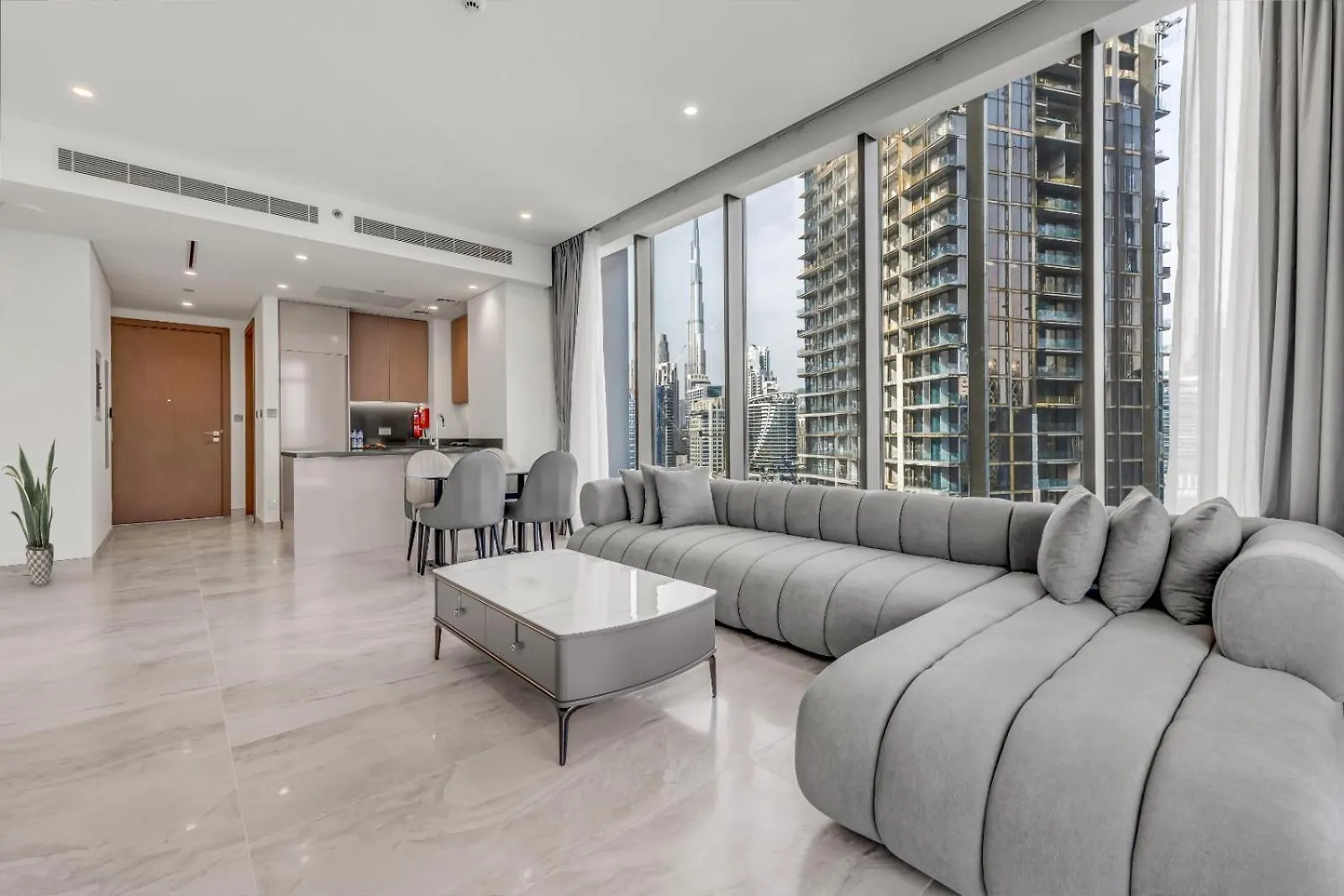 Spectacular Burj Khalifa & Canal View New 2Br Dubai