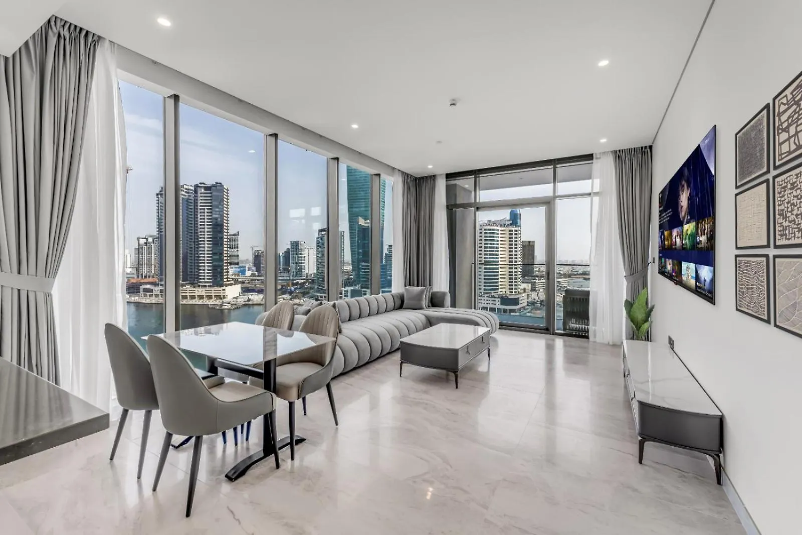 Spectacular Burj Khalifa & Canal View New 2Br Dubai